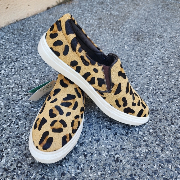 Roper Leather Animal Print Calf Hair Slip-on Loafer Flat Sneakers 8.5 - Picture 5 of 9